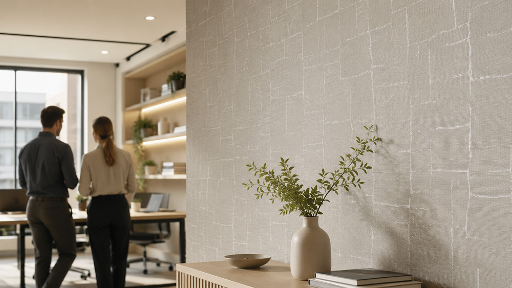 Mejores revestimientos murales interiores para oficinas: guía técnica para proyectos Contract y Workplace